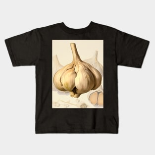 Garlic: Embrace the Culinary Charm Kids T-Shirt